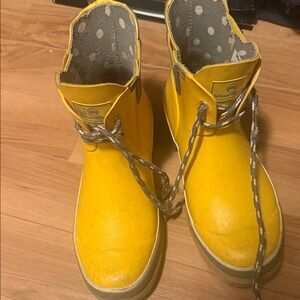 Yellow Waterproof Women's Boots